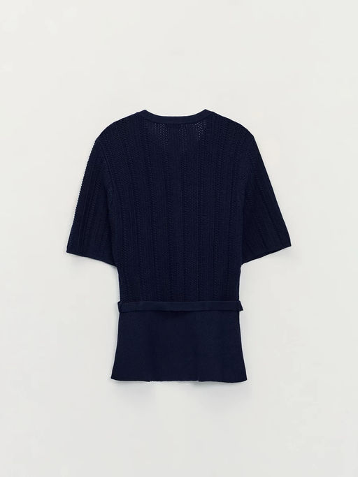 Приталенный кардиган с поясом / Zarina  фото 8