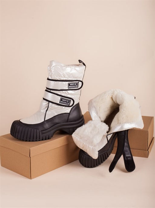 Дутики трендовые зимние на массивной подошве на любой возраст и на холодную зиму YPM8346M - Piniolo фото 5