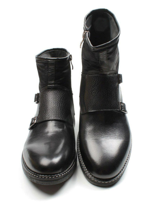 01-H9029-D23-SW3 BLACK Ботинки демисезонные мужские (натуральная кожа) - Фабричный китай фото 13