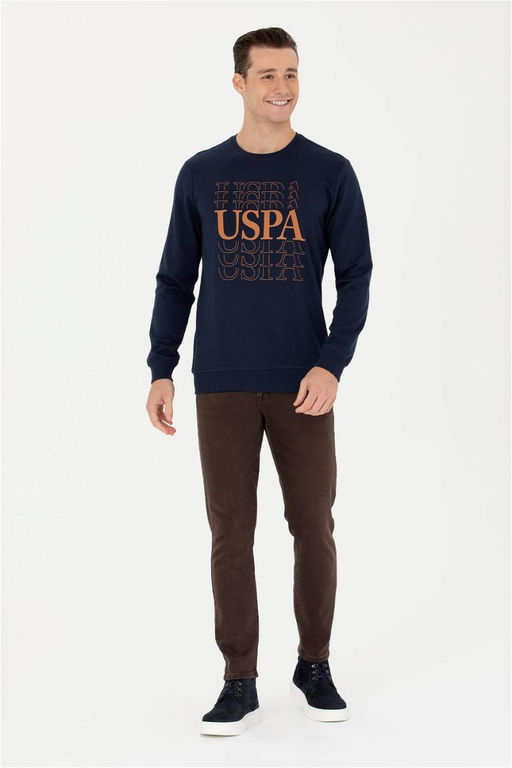 U. S. Polo Assn / Мужской темно-синий свитшот - U.s. polo assn фото 11