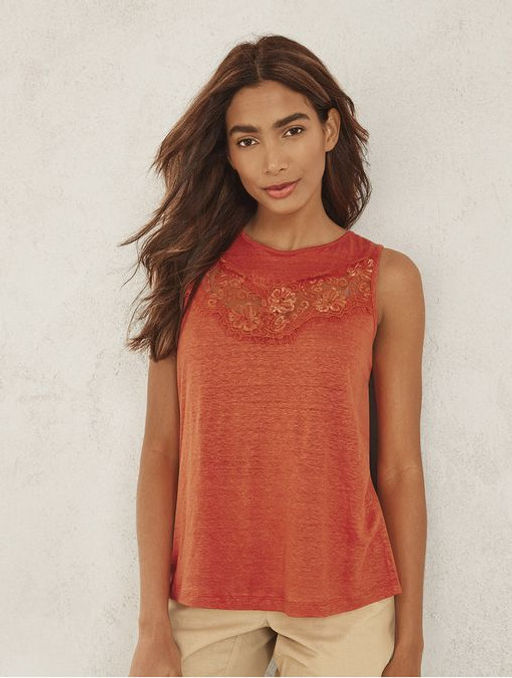 Топ лен и вискоза ESMARA  фото 10