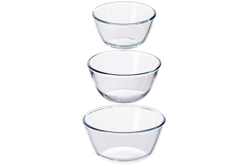 Набор 3 салатников 800 мл, 1050 мл, 1,6 л Crystal glass стекло - Elan gallery фото 4