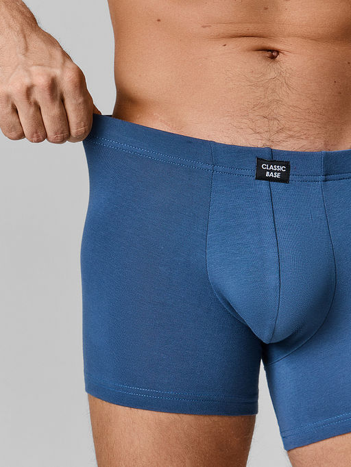 Цена за 2 штуки! Трусы боксеры мужские синие - Mark formelle фото 5