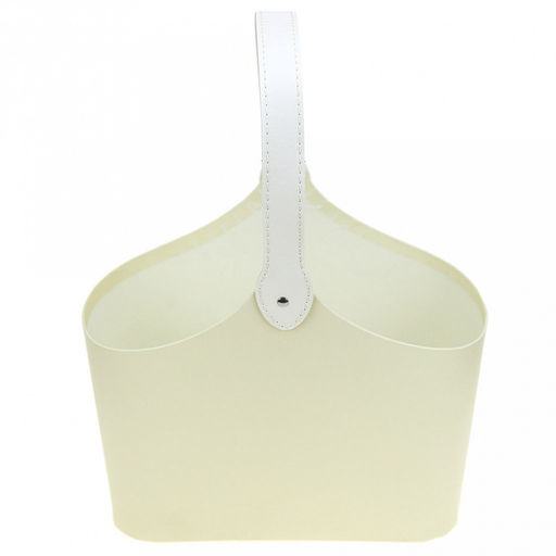 Сумка подарочная 23х18х17см, кремовый, ручная работа (Россия)