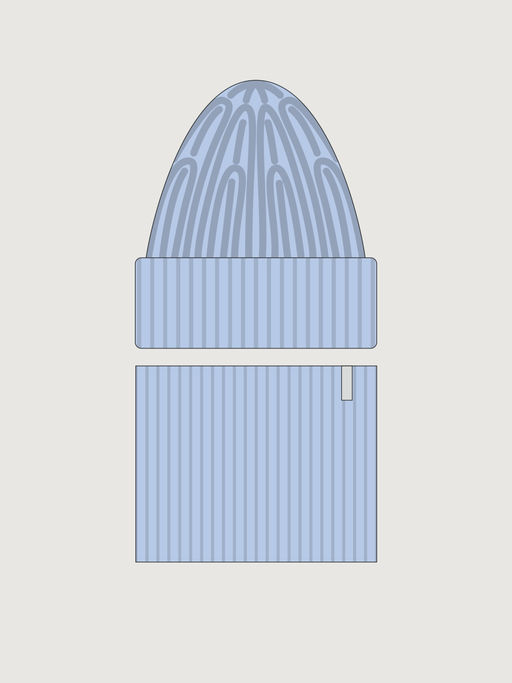 Комплект шапка и снуд 12з52226 лед