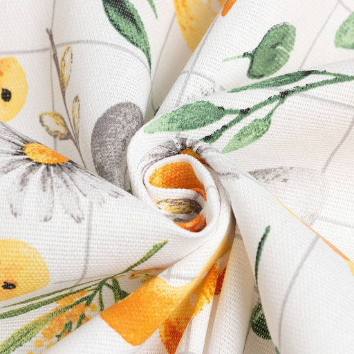 Скатерть Доляна Duckling 149х180 см, 100% хл, рогожка 164 г/м2  фото 14