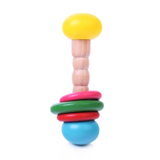 Погремушка Гантелька - Щепочка фото 3