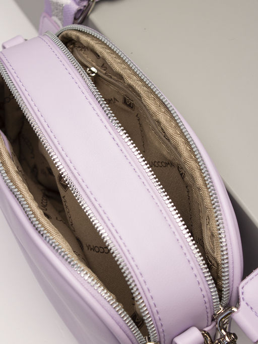 LACCOMA сумка Торри-Ф826-сиреневый эко кожа хлопок  фото 5
