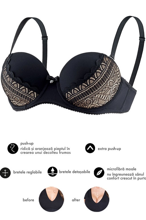 Бюстгальтер SM32 Черный