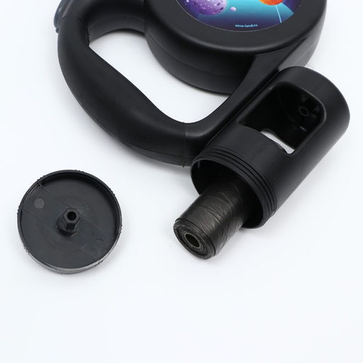 Рулетка с фонарем и отсеком для пакетов 5 м, max = 50 кг, черная - Пушистое счастье фото 6