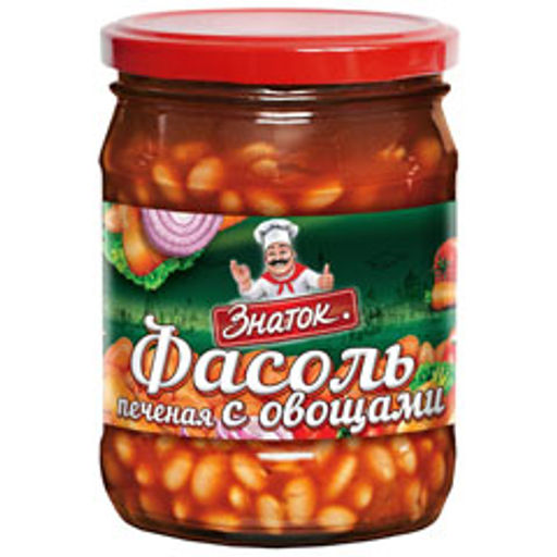 З Фасоль ПЕЧЕН. с овощ. в Т/С  480г - Знаток фото 3