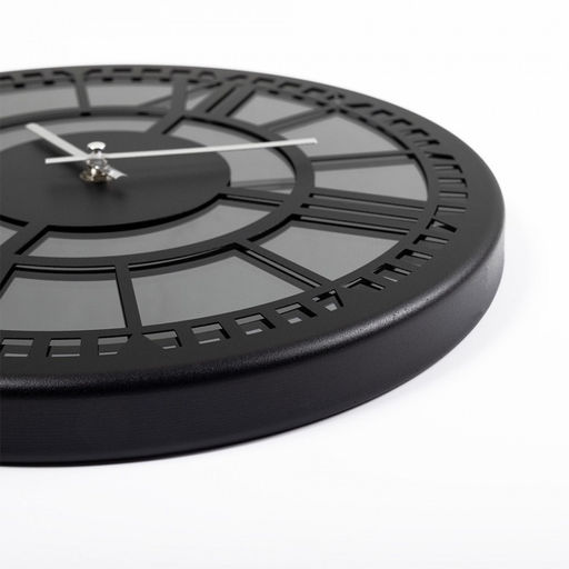 Часы настенные, интерьерные, бесшумные, d-32 см, металл с зеркалом