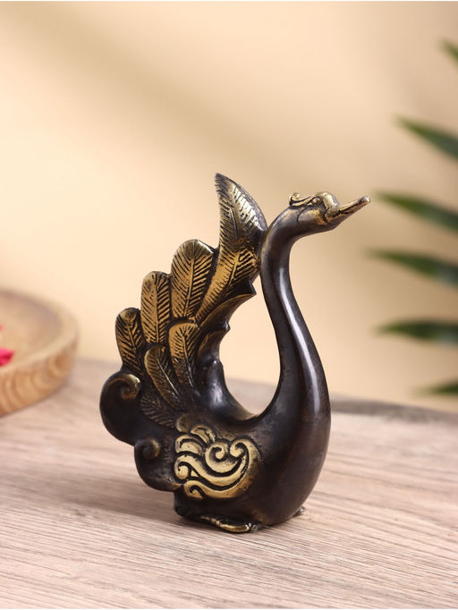 Сувенир «Павлин», 9×5×12 см, бронза