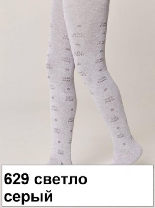 Колготки дет. TIP-TOP 5С-07СП, р.150-152 (16) - 629 светло-серый - Conte elegant фото 3