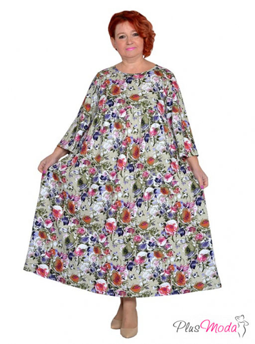 Платье Модель №1902 размеры 44-84 - Plusmoda фото 7