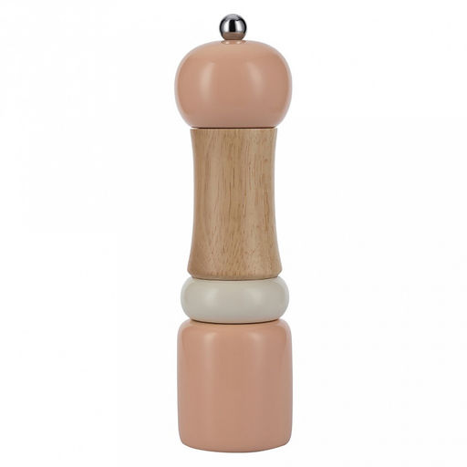 Измельчитель (мельница) для соли и перца Linea AROMA д6см, h21,3см, гевея, розовый, Regent (Китай)