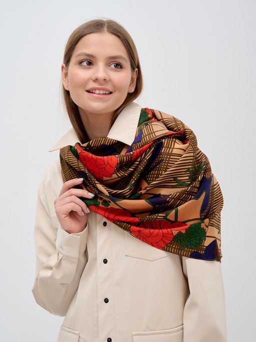 В составе ШЕРСТЬ Палантин