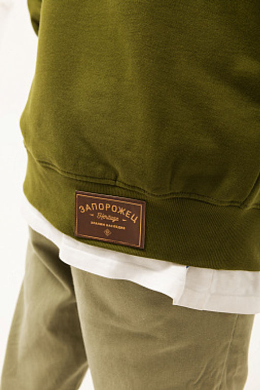 Худи ЗАПОРОЖЕЦ Ogon GREEN  фото 9