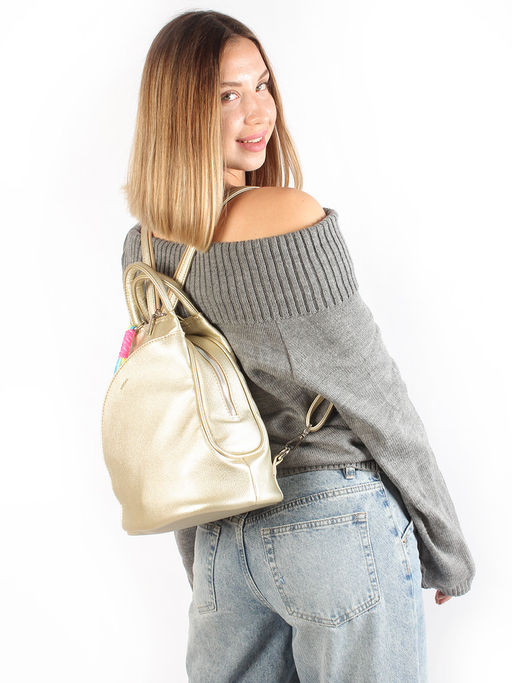 LACCOMA рюкзак Кэрри-золотистый эко кожа хлопок