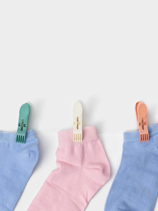 Прищепки для белья Доляна, 24 шт, 71,5 см, ширина низа 4,5 см  фото 10