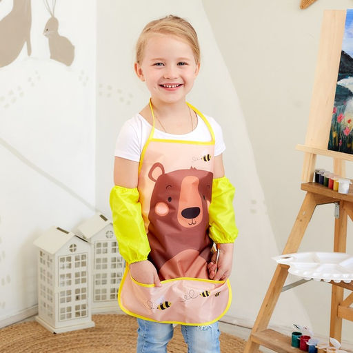 Фартук детский с нарукавниками Этель Мишка, 49 х 39 см  фото 2