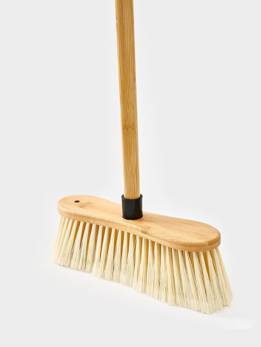 Щётка для пола Meli, 30×130 см, ворс 7 см, бамбук