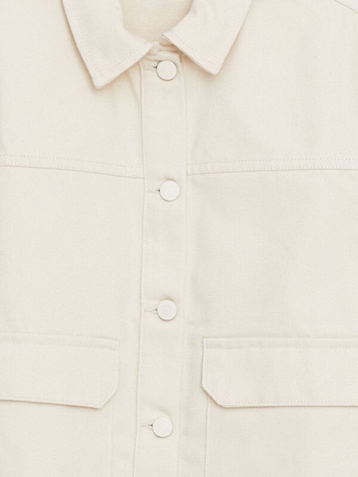 Basic Uzun Kollu K?z ?ocuk G?mlek Ceket - Waikiki фото 2