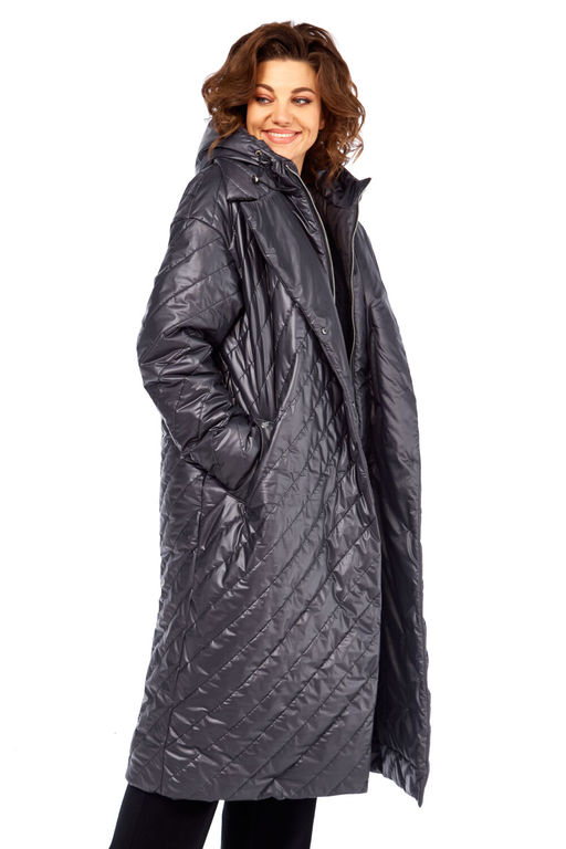 Пальто Diamant 2131 графит фото 9