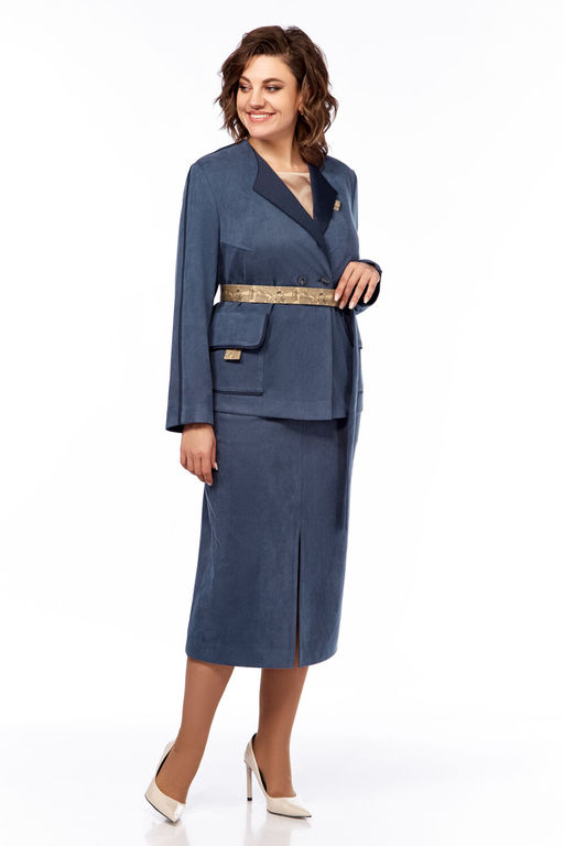 Костюм Olga Style С870 синий