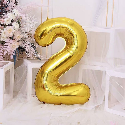 Воздушный шар фольгированный 40" «Цифра 2»