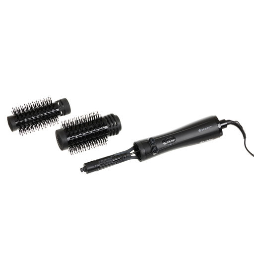 Фен-щетка DEWAL PRO, черная, 1200Вт, 2 насадки: 38мм, 50 мм, провод 3м  фото 3