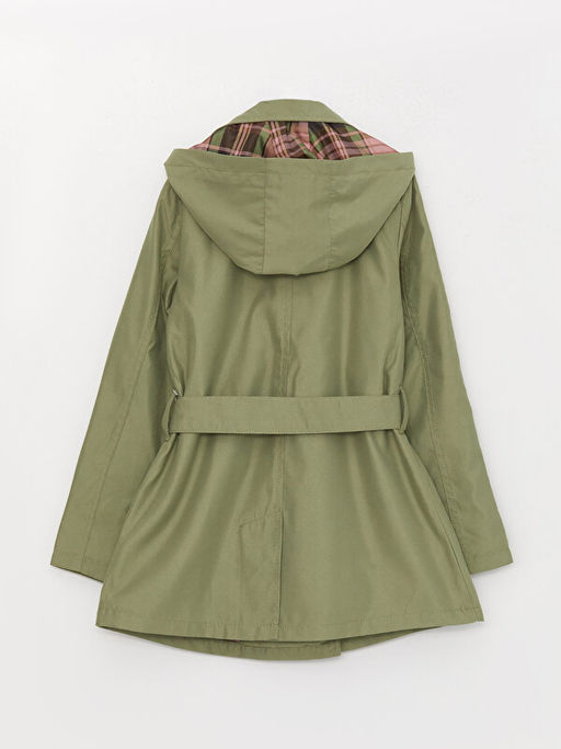 Kap??onlu Basic K?z ?ocuk Tren?kot - Waikiki фото 2