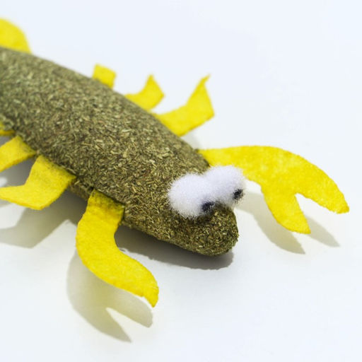 Игрушка для кошек Рак из кошачьей мяты, 7.5 х 2 см - Пушистое счастье фото 3