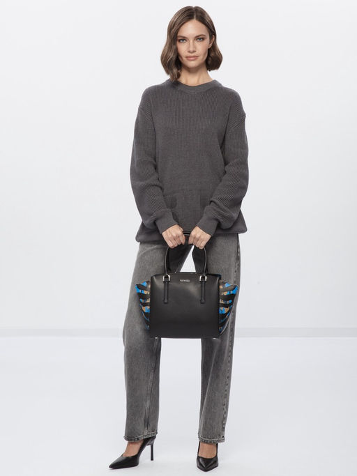 Сумка ELEGANZZA Z8970-8360 black/multicolor