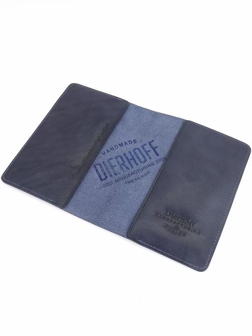 Мужская кожаная обложка для паспорта Dierhoff Д 6013-900 - Sergio valentini фото 3