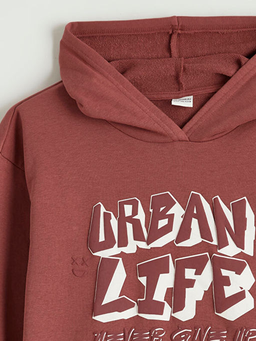 Kap??onlu Erkek ?ocuk Sweatshirt