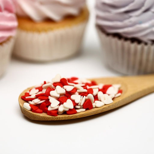 Цена за 2 шт. Кондитерская посыпка Сердце, к/б, 50 г - Кондимир фото 2