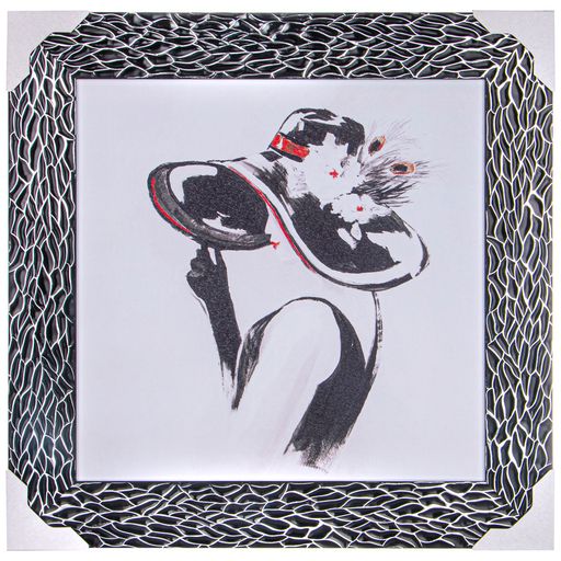 КАРТИНА В РАМЕ, ЦВЕТ: ЧЕРНЫЙ С СЕРЕБРОМ, РАЗМЕР 50*50 СМ - Lefard фото 2