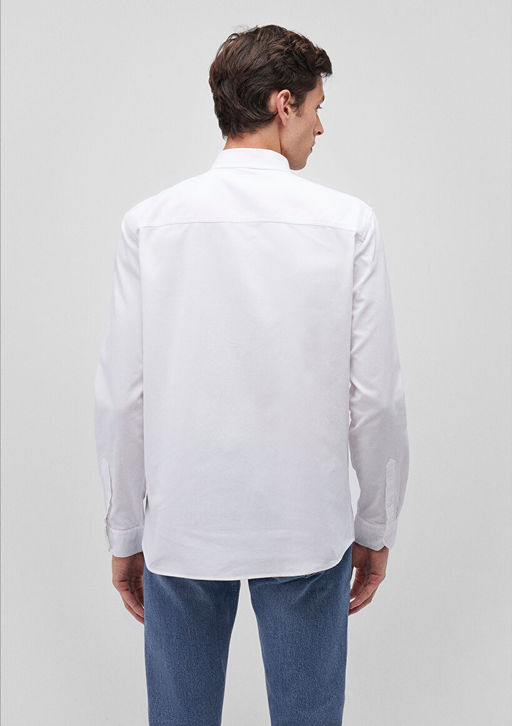 Beyaz Gomlek - Mavi фото 4