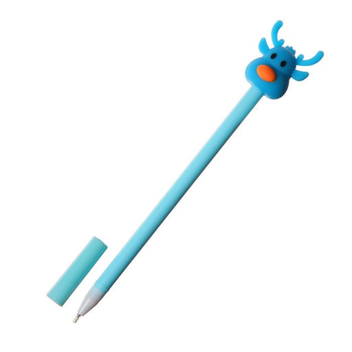 Цена за 5 шт. Ручка гелевая-прикол Олень МИКС - Calligrata фото 3