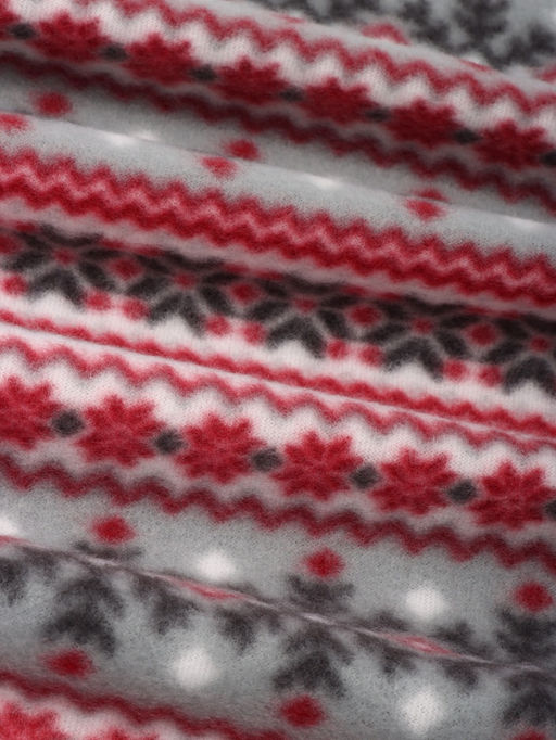 Плед флисовый новогодний Экономь и Я. Снежинки, 150?180 см