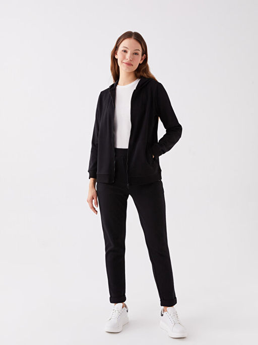 Kap??onlu D?z Uzun Kollu Kad?n Spor H?rka