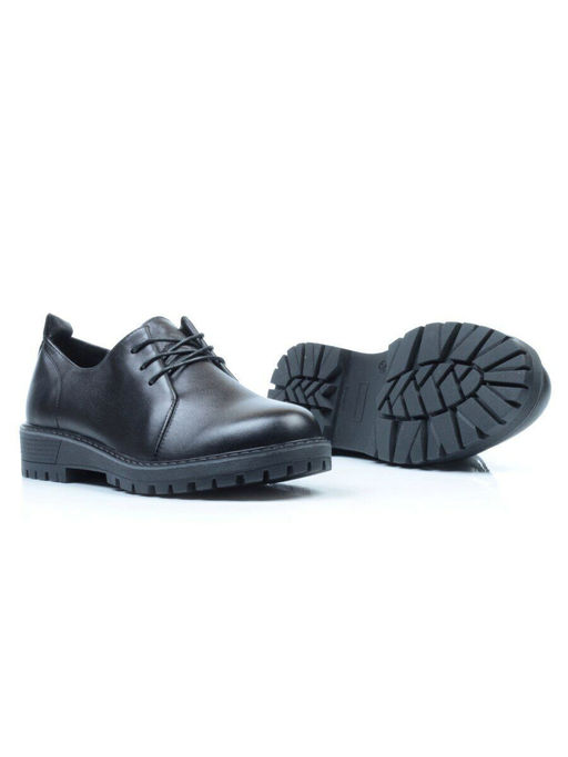 03-5155-1 BLACK Полуботинки женские - No name фото 16