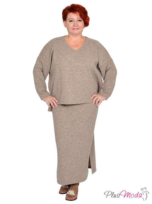 Джемпер Модель №1521 размеры 44-84 - Plusmoda фото 7