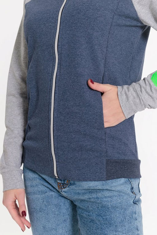 Толстовка М320149Па Индиго - Елена фото 7