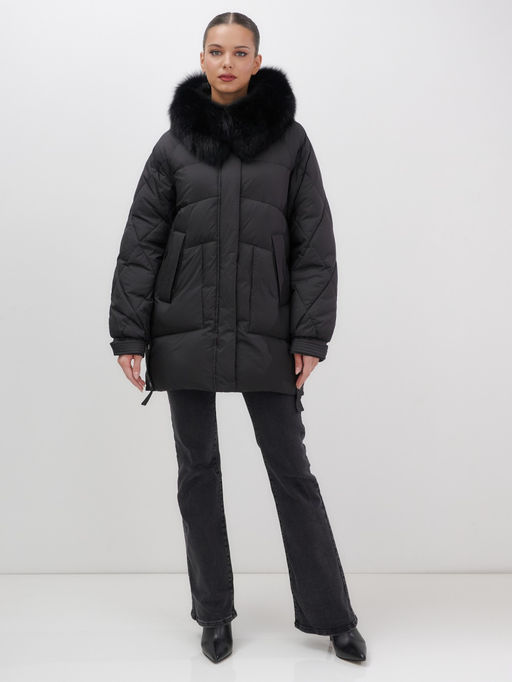 Куртка зимняя женская с мехом и капюшоном  Бренд: Visdeer  фото 12