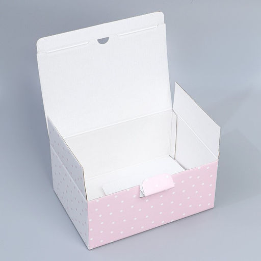 Цена за 2 шт. Коробка подарочная сборная, упаковка, 8 марта, 22?15?10 см