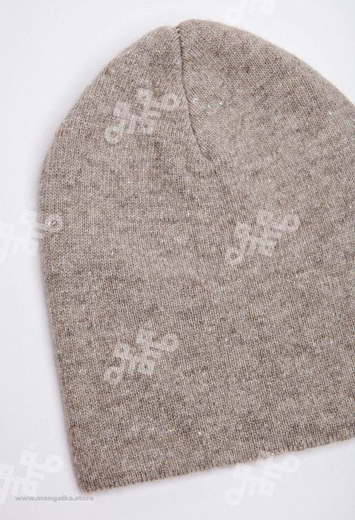 Шапка однотон из 100% монгольской шерсти (арт. 05154) - Тод оймс ххк фото 3