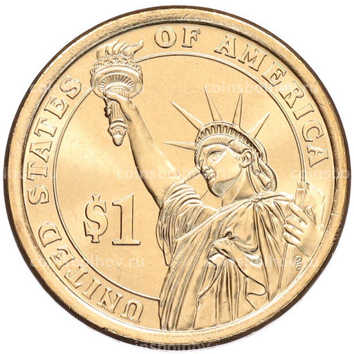 Монета 1 доллар 2014 года (Р) США 30-й президент США Калвин Кулидж