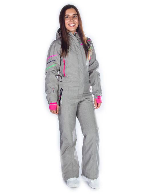 Комбинезон B-8691 Светло-серый